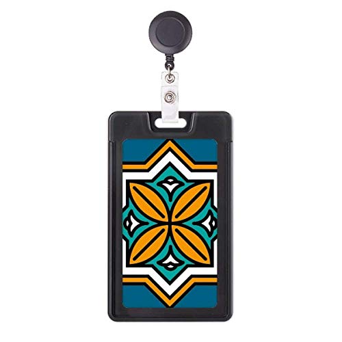 Porte-badge rétractable marocain au design artistique et finitions premium