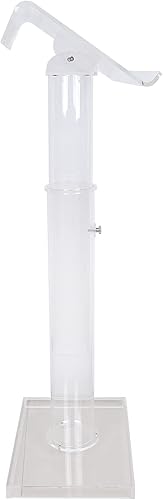 Miniatura 3 de Soporte de podio transparente, púlpitos acrílicos para iglesias, atril de podio de presentación portátil profesional con amplia superficie de