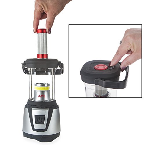 AYL Starlight 2-in-1 Water Resistant Extremely Bright LED Lantern Plus Built-in Flashlight, for Camping, Emergency, Backpacking, Hiking, Outdoor Adventures - Thumbnail 3