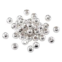 QUARKZMAN 100 Perline Distanziali In Acciaio Inox 3,5 Mm - Rondelle Piatte Per Bracciali E Collane Fai Da Te - 2