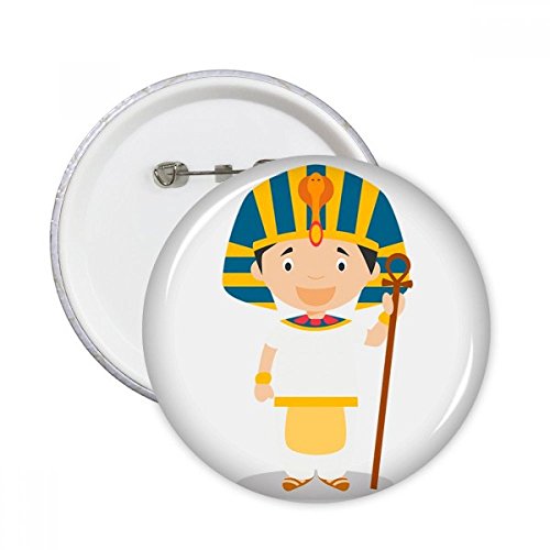 Badge Egypte ronde XL pour personnaliser vos vêtements en jean et sacs de cours