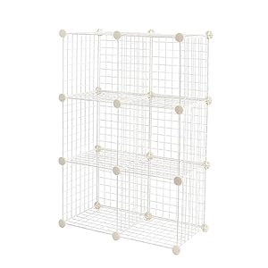 Amazon Basics 6-Würfel Drahtgitter Standregal