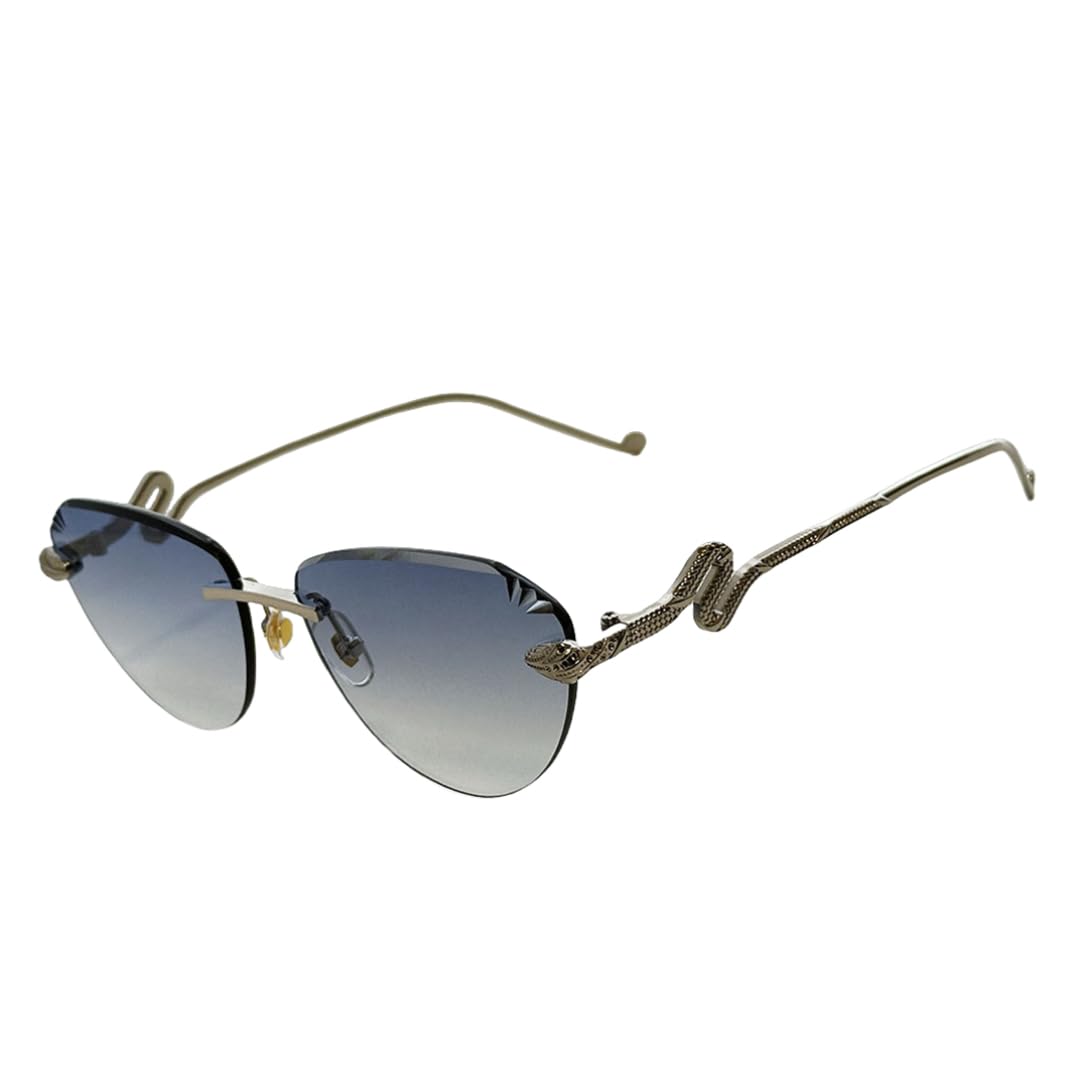Lunettes de soleil œil de chat légères sans trace sur le nez
