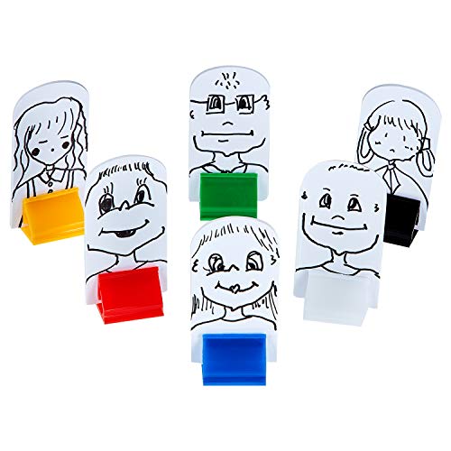 image for Blulu 36 Pieces Game Card Stands Multi-Color with 36 Pieces Blank Boar