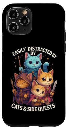 Cats Side Quest Disturted  ʔ ȃ[A X}zP[X iPhone 11 Pro p