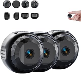 Mini Wireless WiFi 1080p Hd,Mini Security Camera, with Audio/Video,Night Vision Cam for Home Office Car，Small WiFi (3pcs)