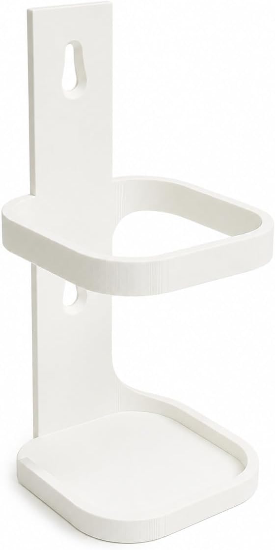 Wall Mount Holder for Tenda Nova MX12, White Minimal Bracket, Space-Saving Vertical Router Mount for Clean Cable-Free Installation, Number of Items: 1