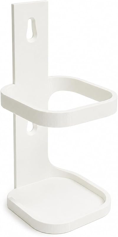 Wall Mount Holder for Tenda Nova MX12, White Minimal Bracket, Space-Saving Vertical Router Mount for Clean Cable-Free Installation, Number of Items: 1