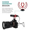 Movo SMVXR10RY Upgraded Rycote Lyre Shockmount for Shotgun Video Microphones 19 mm to 22 mm in Diameter. Shock Mount with Camera Shoe Mount VXR10, VXR10-PRO, and Similar On Camera Mics #3