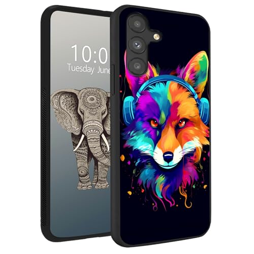 BFDHGQZC TPU Case for Samsung Galaxy A35 5G 6.6" Slim Black Soft TPU Phone Case Shockproof Anti-Drop Full Body Protection Cell Phone Cover for Samsung A35 5G,Red Dragon