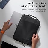 tomtoc Smukły i ochronny pokrowiec na laptopa 360° do MacBooka Air M5/A3448 (2026), M4/A3241, M3/A3114, M2/A2941, wodoodporna obudowa z CornerArmor, pasuje do MacBooka Pro i laptopa Surface 15 cali