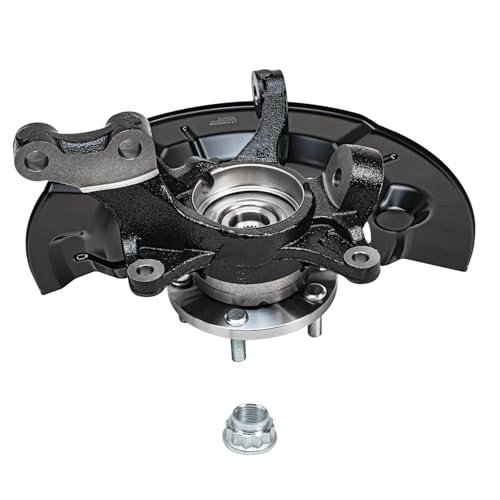 Image of Detroit Axle - Front Steering Knuckles w /Hubs Lower Control Arms Replacement for 2012-2017 Toyota Camry L LE XLE 2.5L