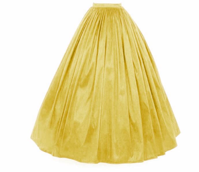 Flared Silk Skirt (390) Series-image-49