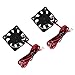 Ventola di raffreddamento DC Brushless 24 V, 40 mm x 40 mm x 10 mm 3D ventilatore 4010 DC assiale, mini ventola di silenziosa (confezione da 2)