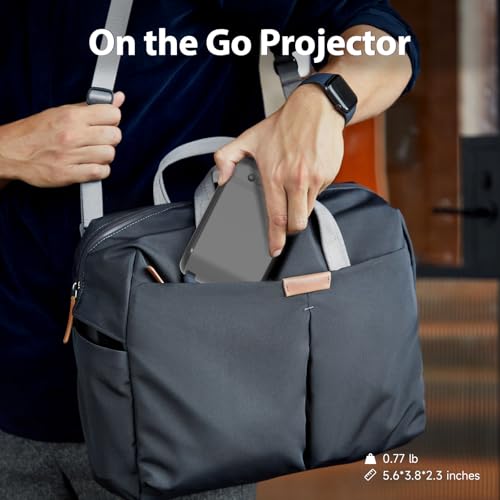 mini projector projector with wifi and bluetooth portable movie projector 1080p support with built-in speaker compatible with tv stick smartphonehdmiusb indoor amp outdoor use