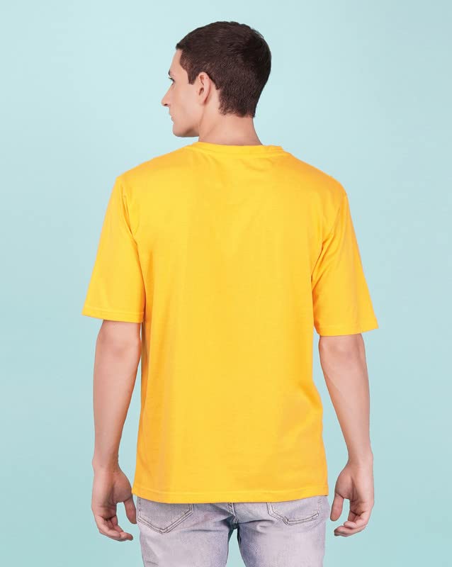 Image of Nusyl Men Solid Oversized t-Shirt - NUMCOTSH0001