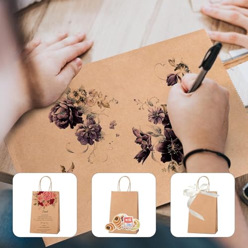 image for METRONIC Kraft Paper Gift Bags with Handles 10x5x13 Inch 9000 Pack | C
