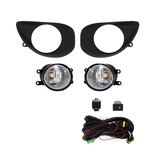 Feux antibrouillard LED pour Toyota Yaris 2006-2008 avec phares de jour intégrés blanc