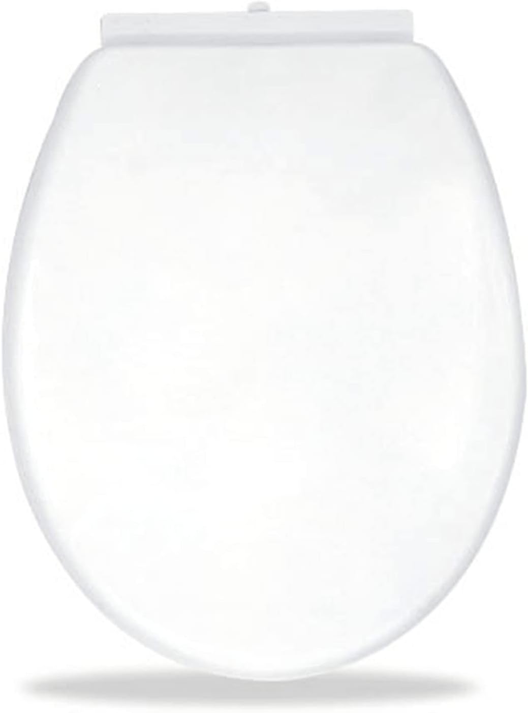 BHBXZZDB Toilet Seat Round with Slow Close, Easy Clean, Quick-Release Hinges, Will Never Loosen and Easily Remove, Toilet Lid with Easy Change Hinges, White