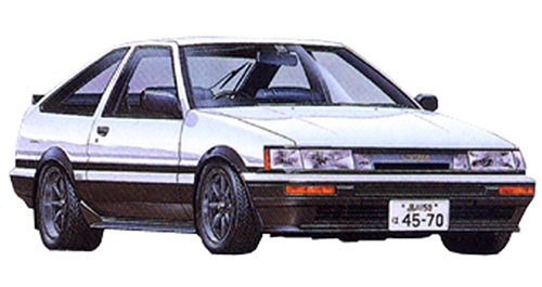 Fujimi modelo de 1/24 de pulgada hasta 09 discos de la serie AE86 Levin '83