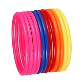 SKISUNO 32 Stück Teiliges Wurfringe Outdoor zur Hand Auge Koordination Lernspielzeug für Drinnen...