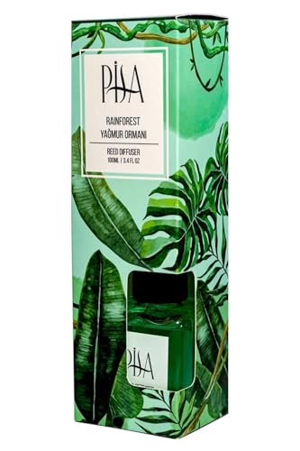Rain Forest Yağmur Ormanı Çubuklu Oda Kokusu, Reed Diffuser, 100 ml