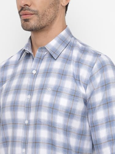 Image of Allen Cooper Checks Shirts for Men - 100% Cotton Comfort Fit Casual and Formal Shirt - Breathable, Soft, Classic Style (Multiple Colors)