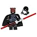 Produktbild LEGO Star Wars Sith Minifigure - Darth Maul Evil Smile with Horns, Hood, and Lightsaber (75096) by LEGO