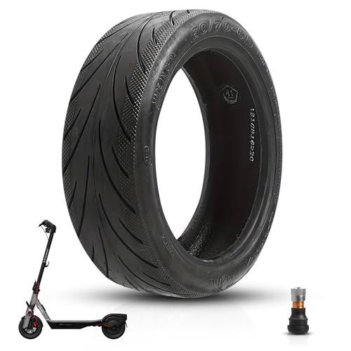 ANSENI Pneu 60/70-6.5, Roue 10 Pouces 10x2.50-6.5 compatible avec Trottinette Electrique Xiaomi 5/ 5Pro/ 5 Max/Segway Ninebot E3 E/Ninebot Max G30/G30D/ F2...