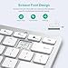 SPARIN Bluetooth Keyboard for Samsung Galaxy Tab A11 Plus/A9 Plus/S11/S10 FE/S10+/S6 Lite, Wireless Keyboard for Android, Windows,Samsung Tablet, PC, Phone-Ergonomic, Lightweight, Ultra-Slim-Grey