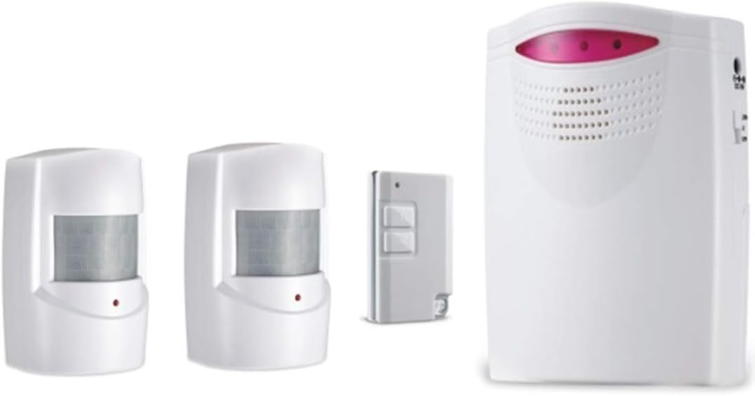 Weatherproof & Wireless Garden, Garage, Shed, Driveway Burglar Alarm and/or Visitor Alert PLUS a free remote control