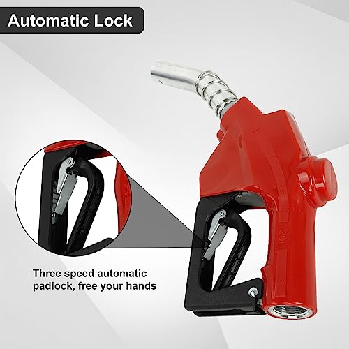 EASYBERG 1" NPT Auto Shut Off Fuel Nozzle with 1" Spout by EASYBERG - Image 4