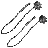 Foreverup 2 Pcs Halteband Hutablage Universal, Hutablage Haltebände, Auto Hutablagen Schnur Halteband Seil, 45cm Kabellänge, für Golf 6, VW, MK6, GTI R20, Fahrzeuge Hinterer Kofferraum Aufbewahrung