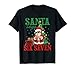Santa Says Six Seven Christmas, Santa Claus Christmas Outfit T-Shirt