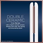 Conair Double Ceramic Flat Iron, 1 1/4-inch Hair Straightener - Image 2
