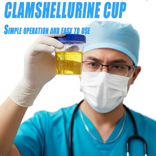 Gilusen 30PCS Specimen Cups with Lids - 4oz Multi-functional Storage Jars for Sample Cups and Sample Collection Kit, Used to Store Paint, Parts, Small Tools (30pcs)