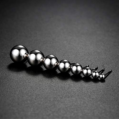 925 Sterling Silver Ball Stud Earrings Available In 3Mm-10Mm,Classic Round Ball Studs Hypoallergenic Jewelry (3Mm) #TOP5