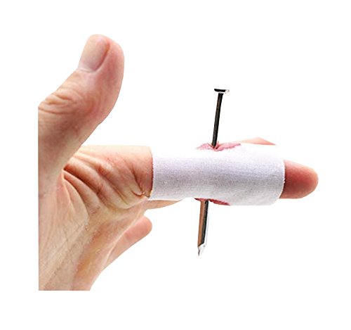 ★RM★ Magic Item Z10 Needle Through Finger Blood Halloween Magic Trick Gift Wizard Street Magic Show Party Mentalist Gadget ★RM★