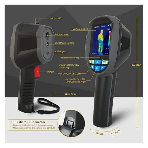 120x90 Infrared Thermal Imager PCB Circuit Industrial Testing Floor Heating Tube Testing Temperature Thermal Camera Fast Anomaly Recognition - Image 2