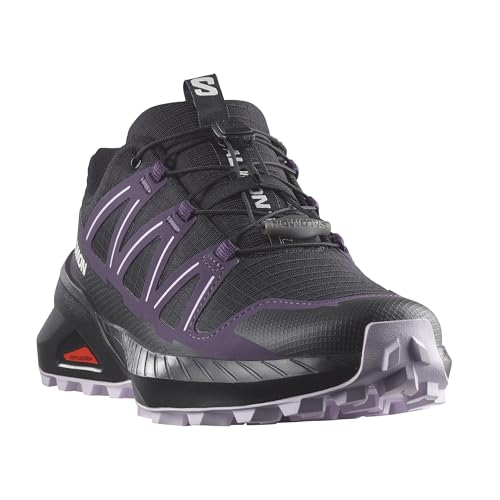 Salomon Speedcross Peak Damen Trail-Laufschuhe, Outdoor-bereit, Geländegängiger Schutz, Aktiver Grip, Black, 42