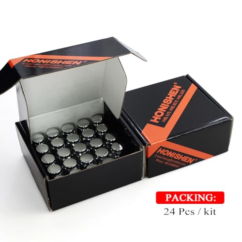 Image of Set of 20 12x1.5 Heat Treated 13 /16 Hex 1.47 Inch Mag OEM Factory Washer Style Chrome Lug Nuts for Lexus Toyota Scion (20pcs, 8 Grade)