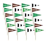 Amscan 400062 Football Flag Picks, Party Decoration, 1 piece