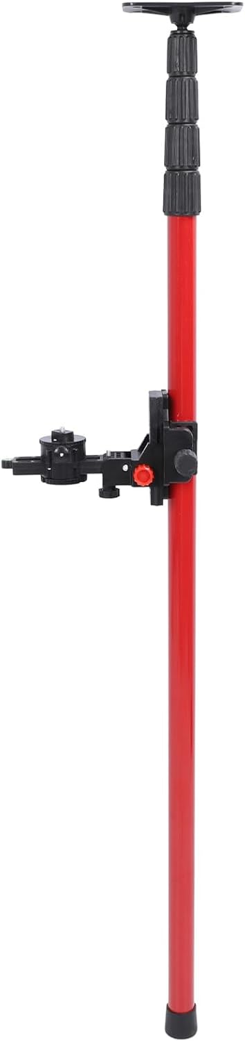 4M Eelescoping Level Support Pole Adjustable Level Mounting Pole for Rotary and Line Lasers
