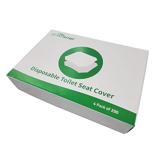 Greenour GRTSCW Toilet Seat Covers Disposable Flushable Paper Toilet Seat Cover For Adults And Kids, Great For Hotel, Business And Commercial thumb #6