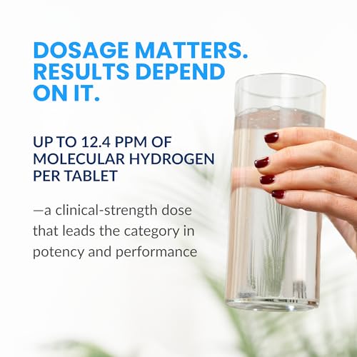 DRINK HRW Rejuvenation Molecular Hydrogen Water Tablets: 12 ppm H2 - Hydrogen & Magnesium Supplement, Supports Energy Production, Recovery, Cognitive Function (Unflavored) - Image 4