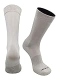TCK Skate Liner Hockey Socks Crew Length (Grey, Small)