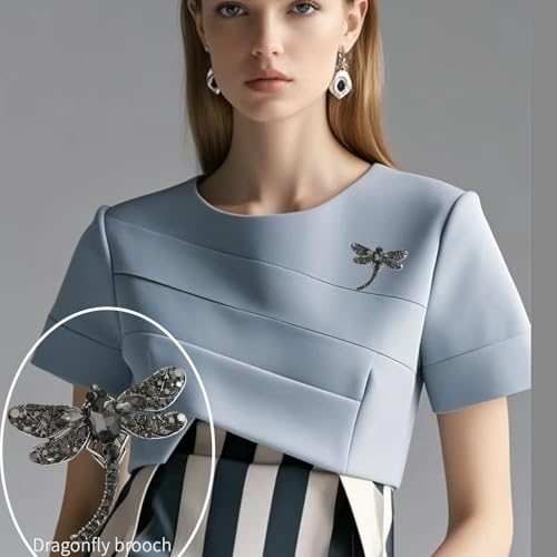 Image of Brooch Pins For Women Fashion Elegant Brooches Lapel Badges Coat Sweater Scarves Shawl Dress Accessory Wedding Party Prom Jewelry