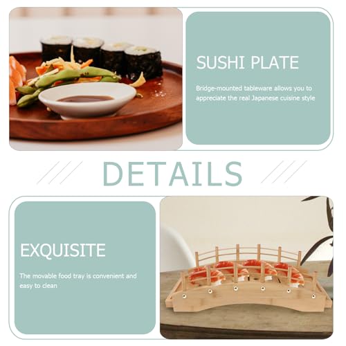 Bandeja japonesa para sushi estilo Toyvian mediana miniatura 3