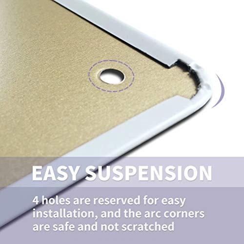 Anjooy Metal Tin Signs Chicken Warning Sign Danger Keep Gate Closed - No Matter What The Chickens Say - Funny Gag Gifts For Chicken Fan Lovers Indoor Outdoor Chickens Plaque Wall Decor Art 8"X12" #TOP3