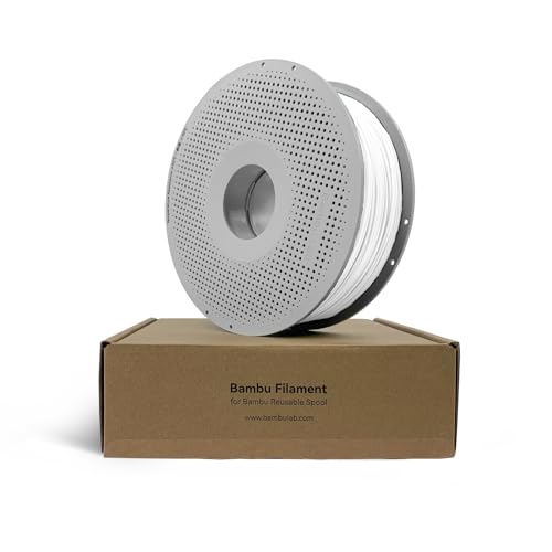 Image of 3IDEA Bambu Lab Support for PLA 1.75mm 3D Printing Filament - White with Reusable Spool, 0.5kg
